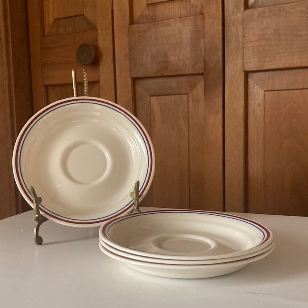 Vintage Corelle “Abundance” Saucers, Set of 4